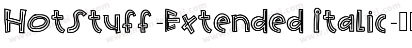 HotStuff-Extended Italic字体转换